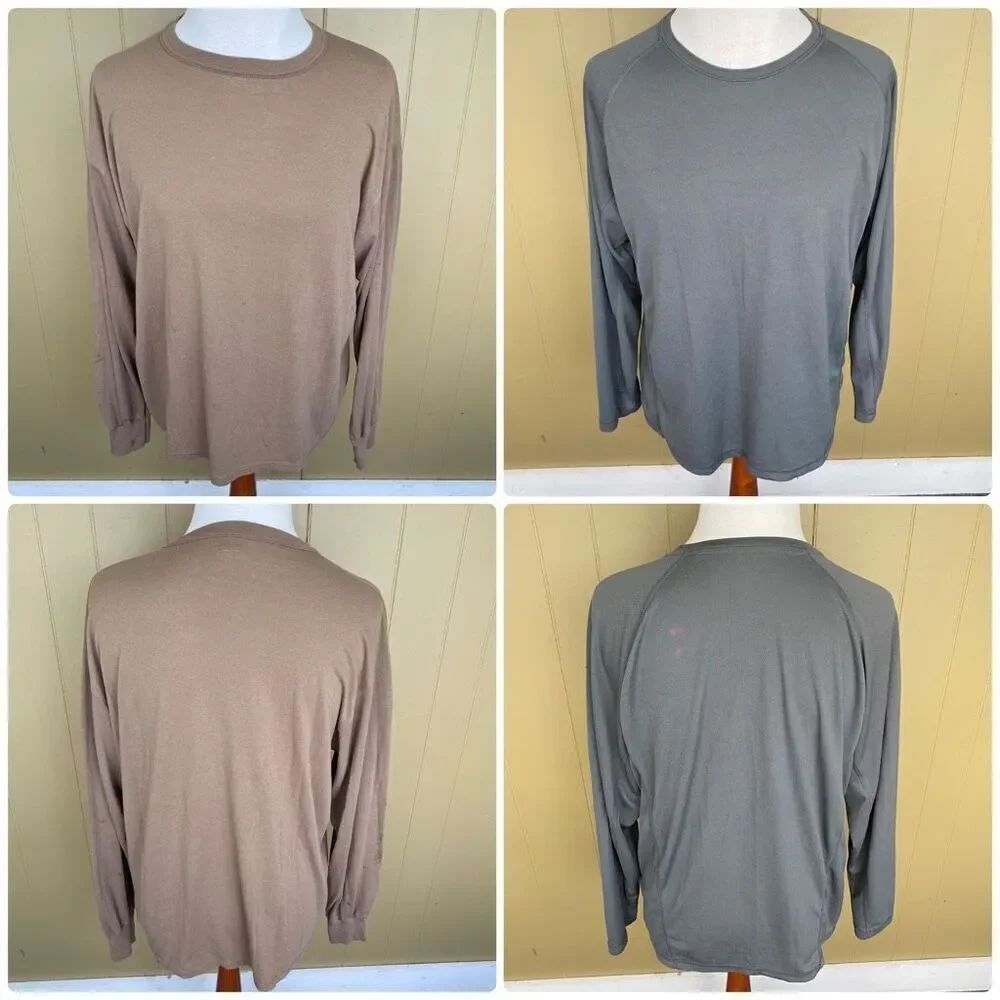 Gildan smart basics activewear men 2XL longsleeve bundle of 2 crewneck shirts
